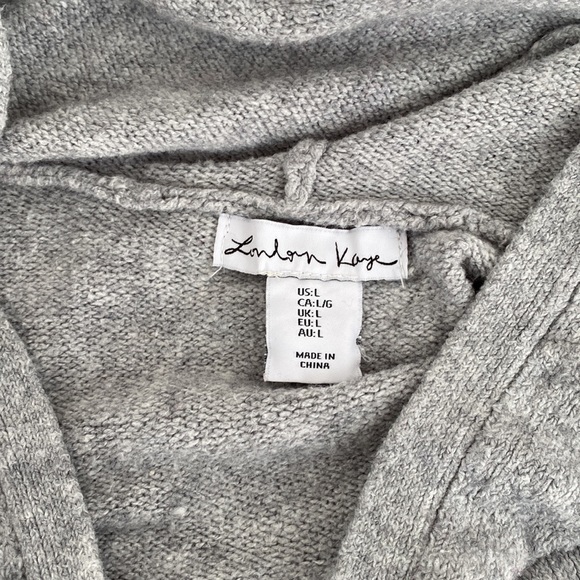 Long Grey Cardigan - Picture 3 of 5